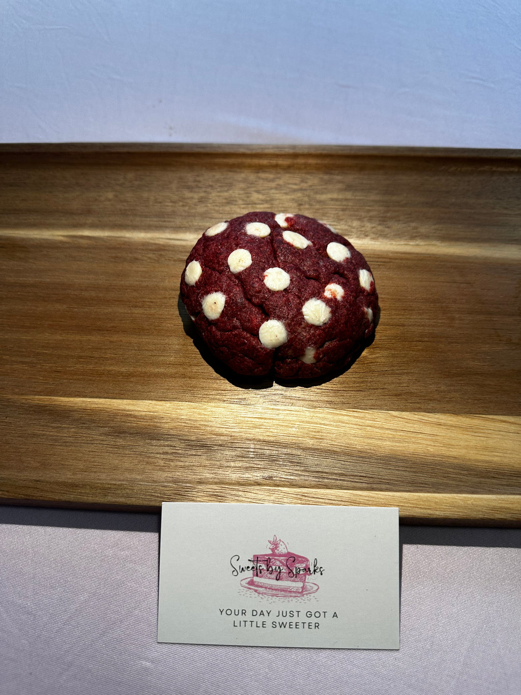 Red Velvet & White Chocolate Chip Cookie