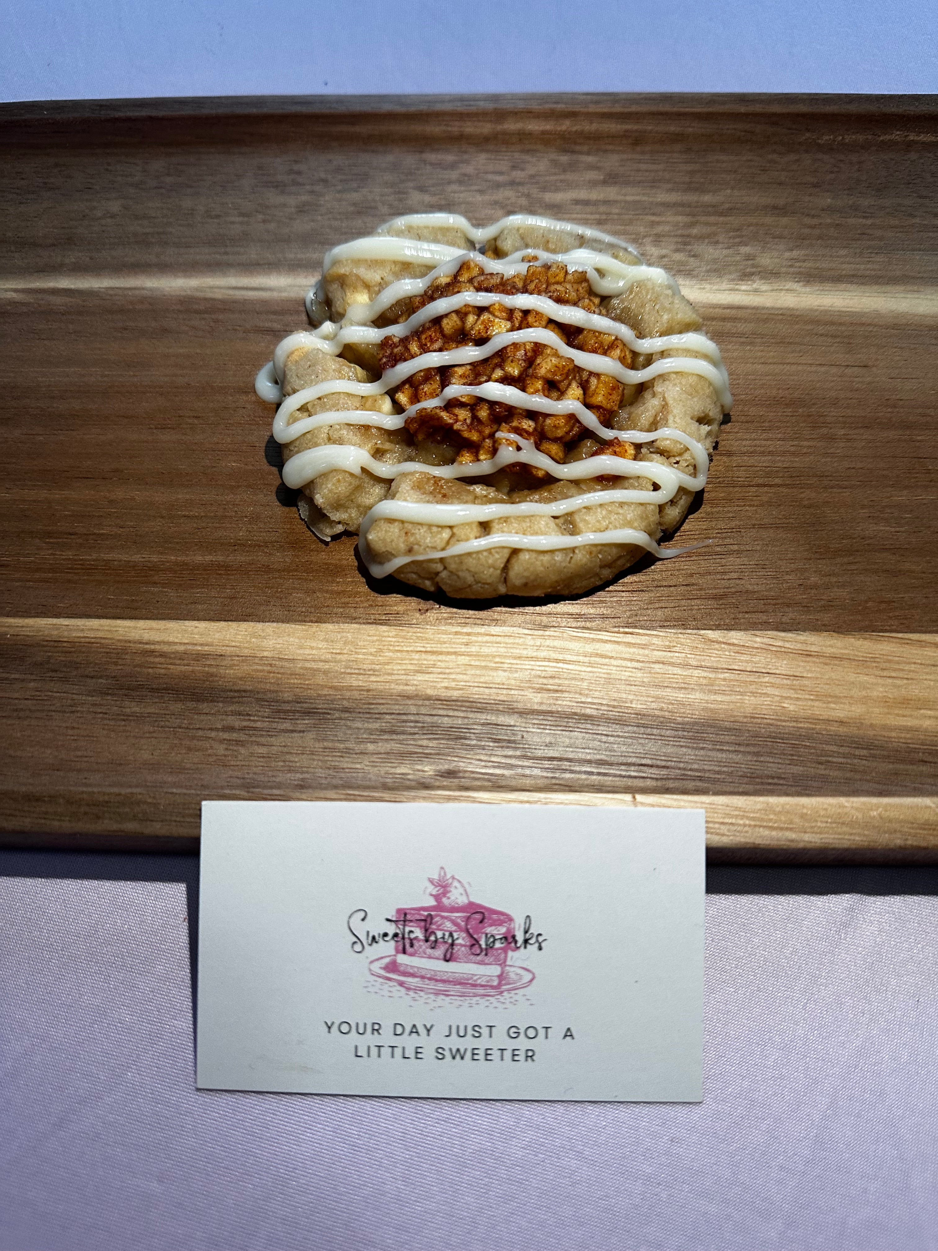 Apple Cinnamon & White Chocolate Chip Cookie