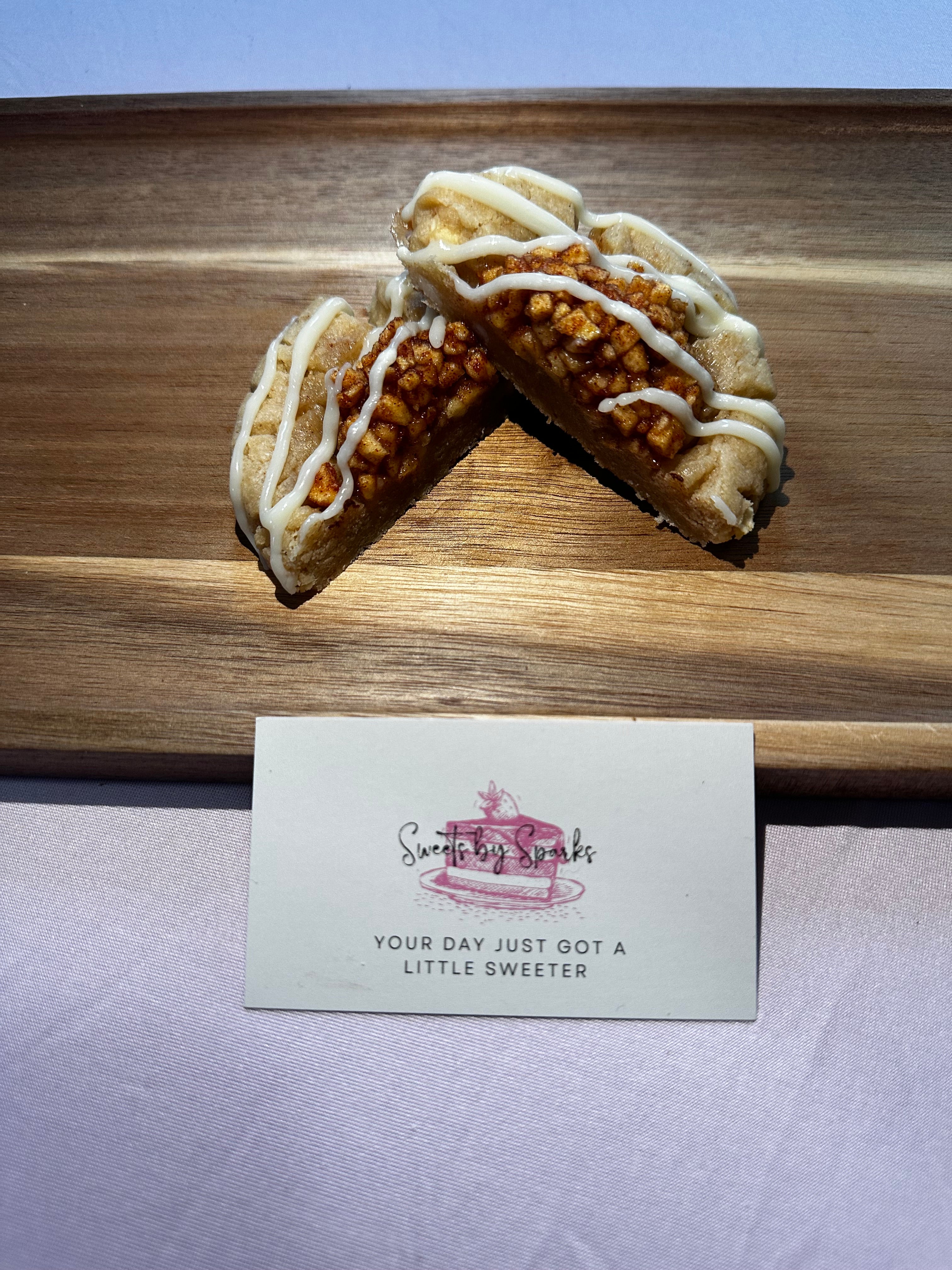 Apple Cinnamon & White Chocolate Chip Cookie